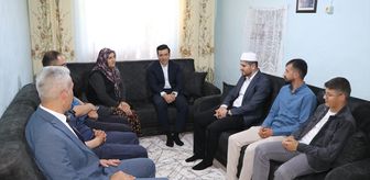 Kaymakam Atalık, şehit polis ailesini bayramda yalnız bırakmadı