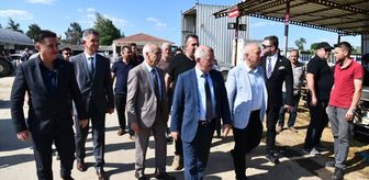 Keşan'da canlı hayvan pazarı ve mezbaha denetlendi