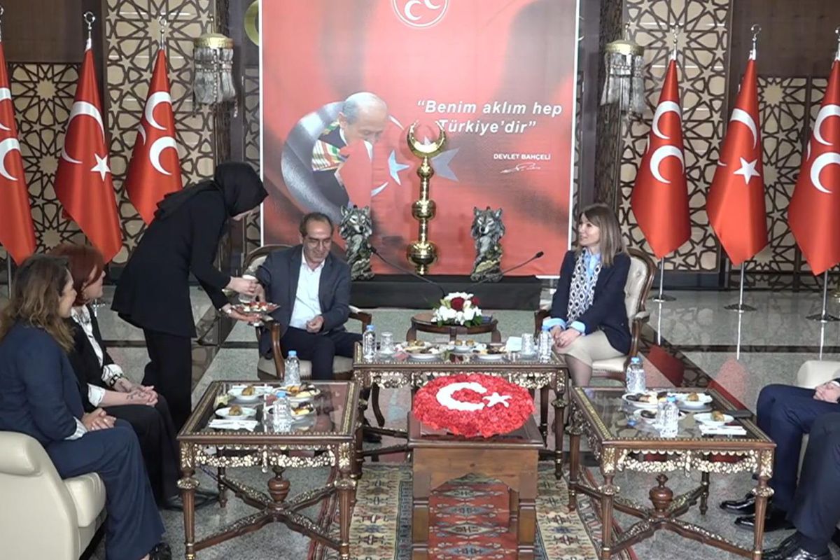 MHP ve DEM Parti bayramlaştı