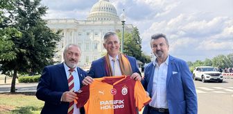 ABD Kongre Üyesi Michael Baumgartner'a Galatasaray forması hediye edildi