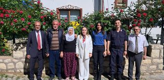 Kaymakam Yılmaz'dan şehit ailelerine bayram ziyareti