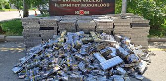 Batman'da gümrük kaçağı 14 bin 600 paket sigara ele geçirildi