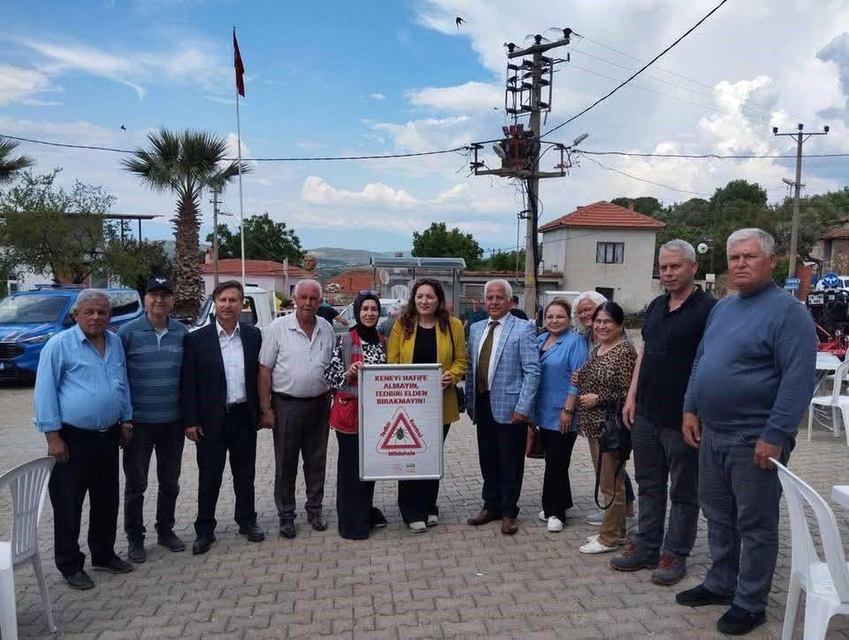 Burhaniye'de Kırım Kongo Kanamalı Ateşi farkındalık çalışması başlatıldı