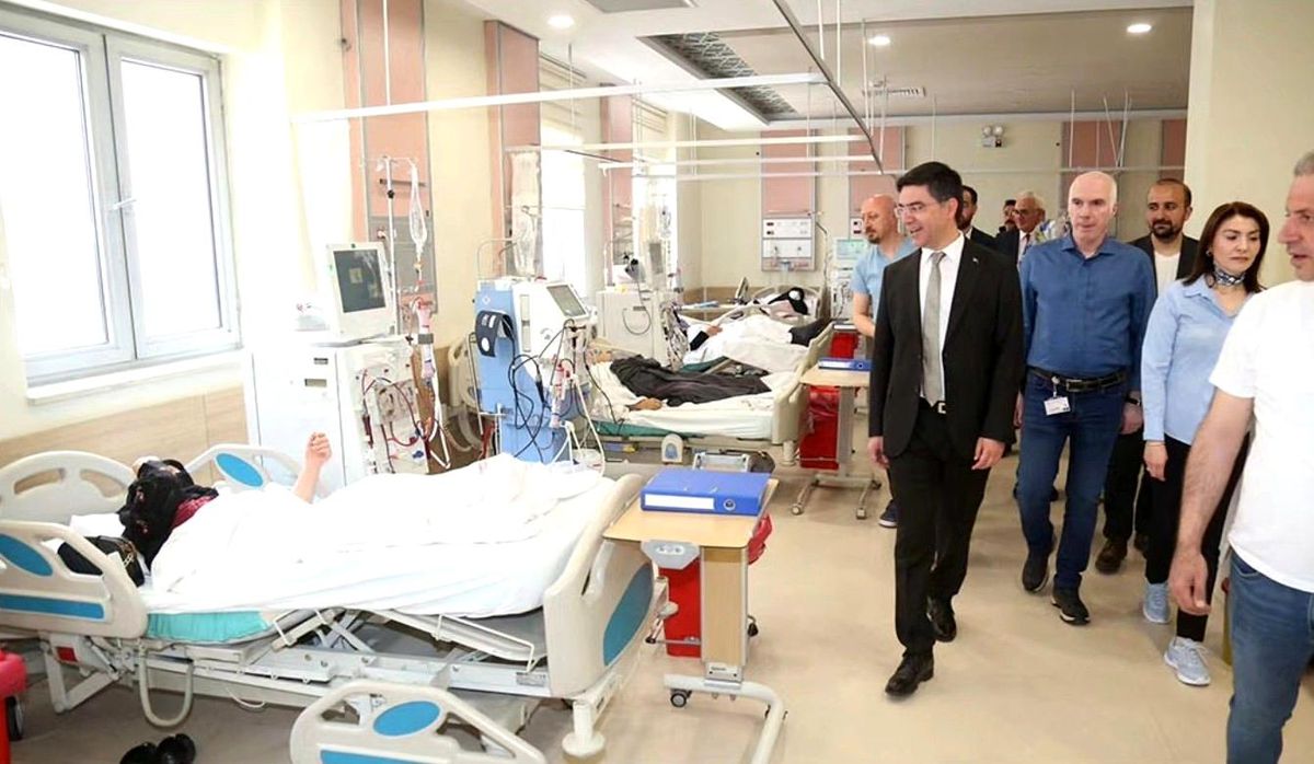 Erzurum Şehir Hastanesi'nde bayramlaşma