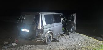Kars'ta şarampole devrilen aracın sürücüsü öldü
