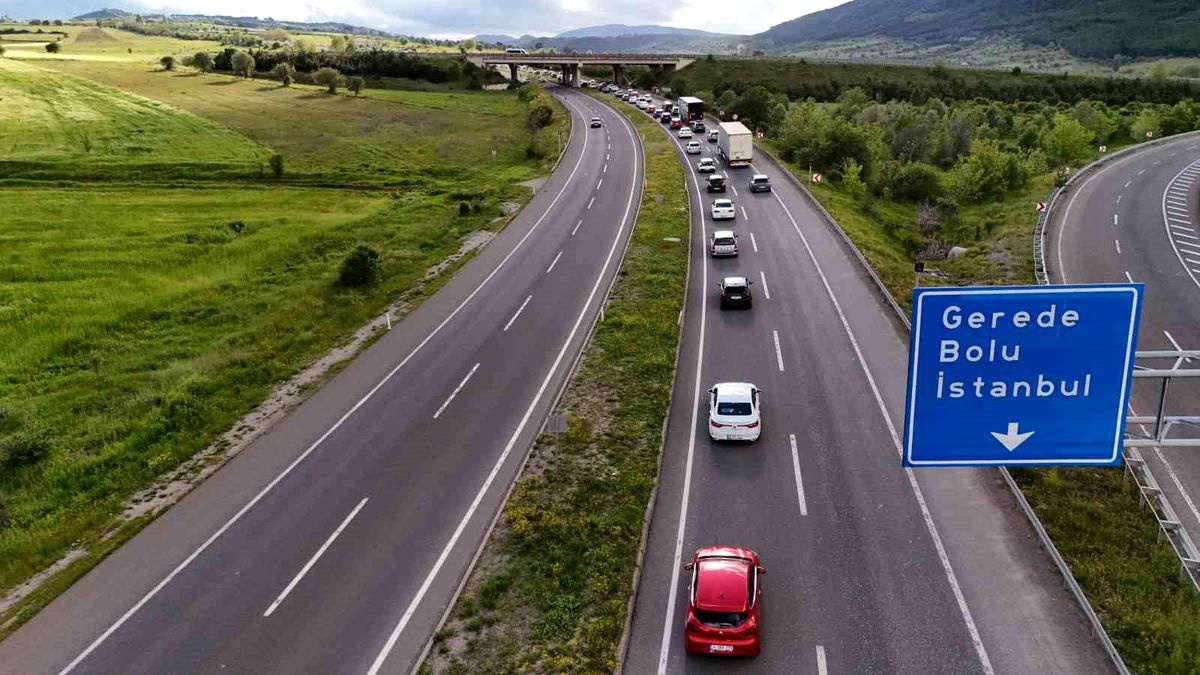 Kemikli Rampaları'nda bayram dönüşü yoğunluğu