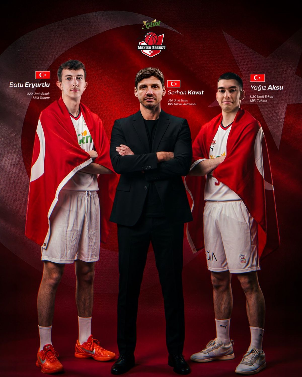 Manisa Basket'te Kavut ve gençler milli mesaide