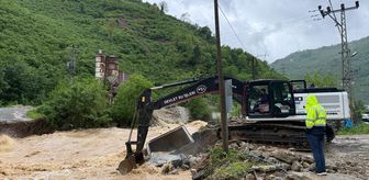 Ordu ve Giresun'da yağış etkili oldu