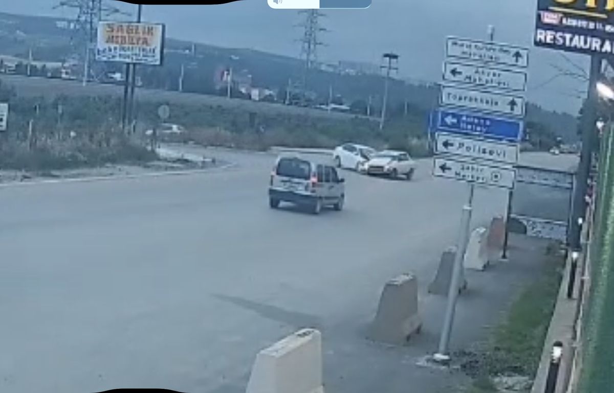 Osmaniye'de zincirleme kaza kamerada; 8 yaralı