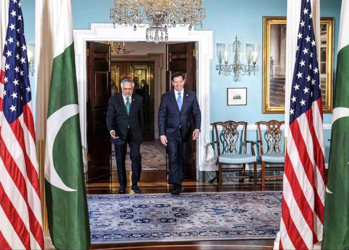 Pakistan Dışişleri Bakanı Dar, ABD'li mevkidaşı Rubio ile bir araya geldi
