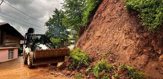 Rize'de sağanak toprak kaymasına yol açtı