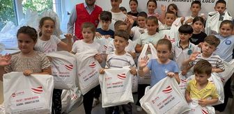 WEFA gönüllüleri Arnavutluk'ta 350 yetim çocuğa yardımda bulundu