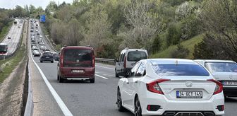 Yollarda bayram tatilinden dönüş yoğunluğu başladı