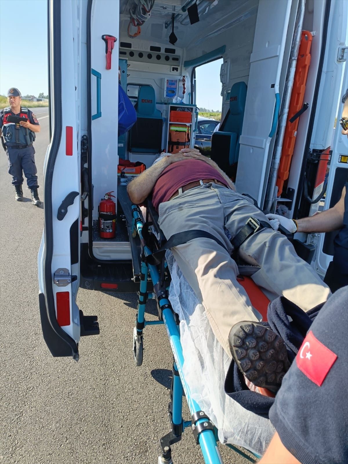 Adana'da trafik kazasında 1 kişi yaralandı