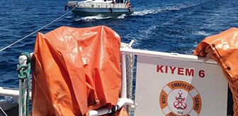 Bodrum'da makine arızası nedeniyle sürüklenen teknedeki 3 kişi kurtarıldı