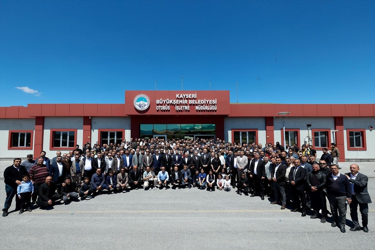 Büyükşehir Belediye Büyükkılıç, Ulaşım AŞ personeliyle bayramlaştı