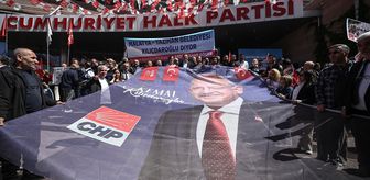 CHP'deki 'Halkla Bayramlaşma' programı dolayısıyla partililer genel merkeze gelmeye başladı