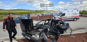 Çorum'da Hamamözü Kaymakamı kullandığı otomobille kaza yaptı, 5 kişi yaralandı