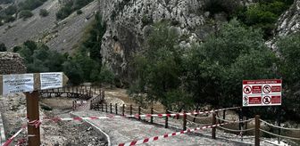 Kazankaya Kanyonu su seviyesinin artmasından dolayı geçici olarak ziyarete kapatıldı