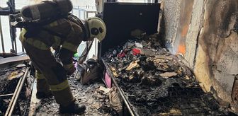Mardin'de apartman dairesinde çıkan yangın söndürüldü