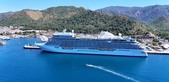 Marmaris'e 'Seven Seas Splendor' kruvaziyeriyle 655 turist geldi