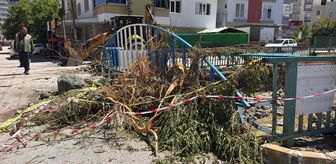Osmaniye'de sağanaktan etkilenen alanlarda temizlik çalışması başlatıldı