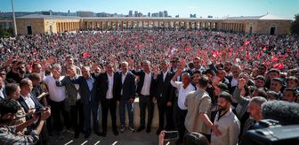 Kritik mitingde gövde gösterisi: Taraflarını belli eden milletvekilleri oradaydı