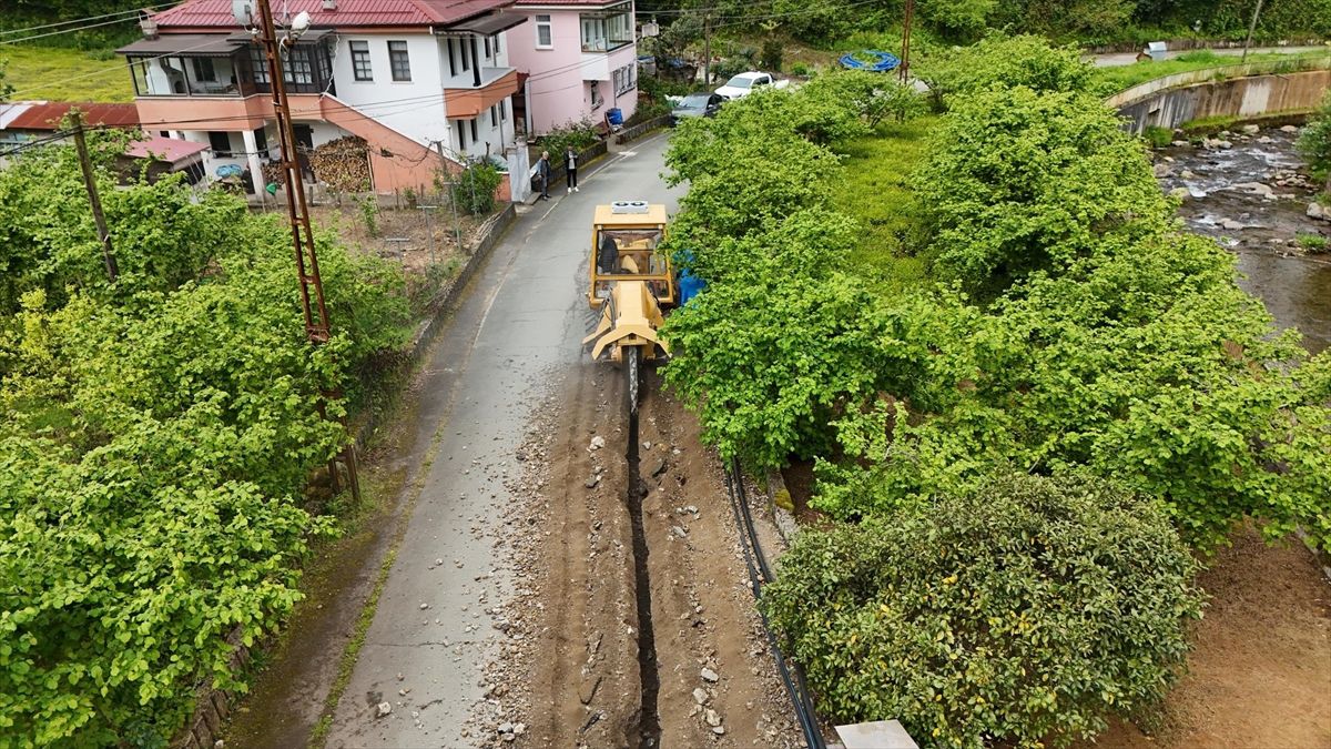 Sürmene'de içme suyu altyapısını güçlendirmek için çalışma başlatıldı
