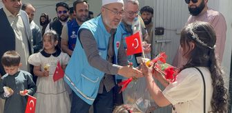Türkiye Diyanet Vakfı, Afganistan'ın Logar vilayetinde 6 bin kişiye kurban eti dağıttı