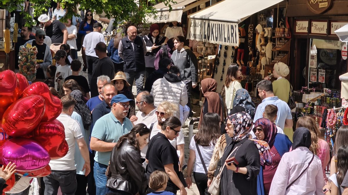 UNESCO kenti Safranbolu'da bayram yoğunluğu