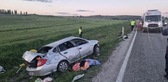 Yozgat'ta şarampole devrilen otomobildeki 1 kişi öldü, 3 kişi yaralandı