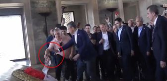 Anıtkabir'de Özgür Özel'e soğuk duş