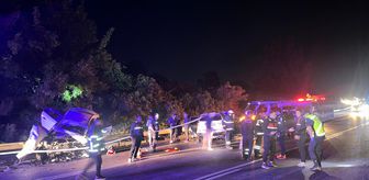 Burdur'da 4 aracın karıştığı kazada 4 kişi öldü, 11 kişi yaralandı