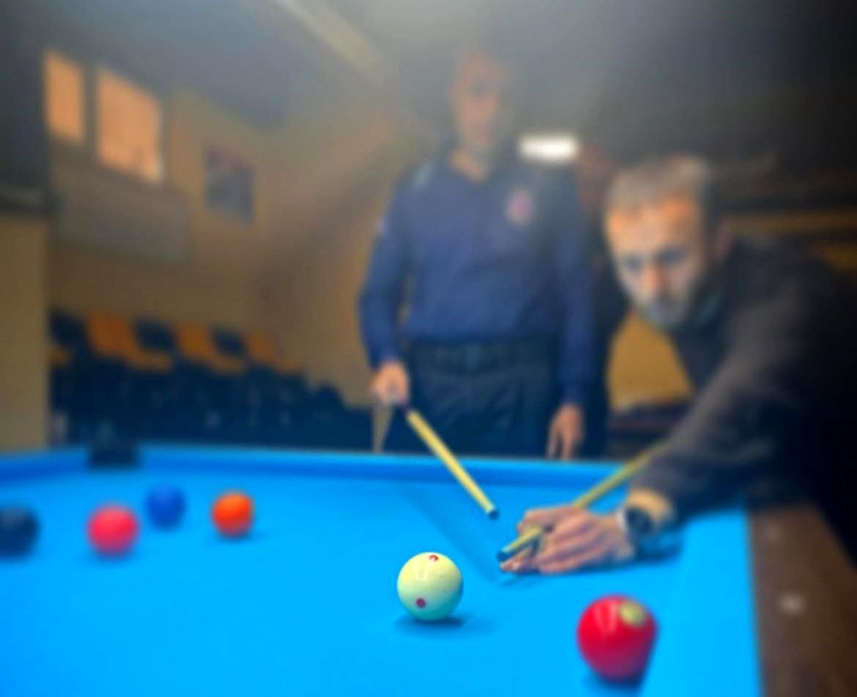 Denetimli serbestlik yükümlülerine bilardo etkinliği