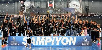 Hentbolda şampiyon Beşiktaş, kupasına kavuştu