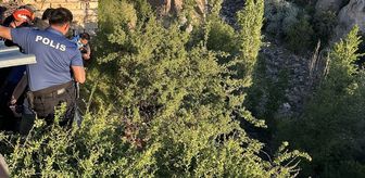 Nevşehir'de dere yatağına düşerek ağaçta asılı kalan zihinsel engelli kişi kurtarıldı