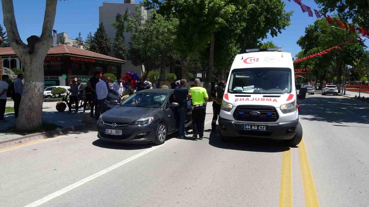 Otomobilin çarptığı yaya ağır yaralandı