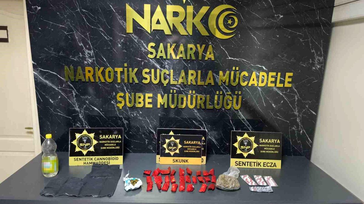Sakarya'daki uyuşturucu operasyonunda 1 kişi tutuklandı