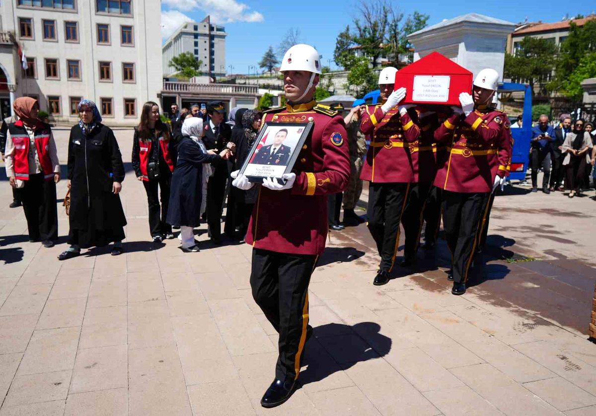 Ankara'da şehit olan astsubayın naaşı Kırıkkale'ye getirildi