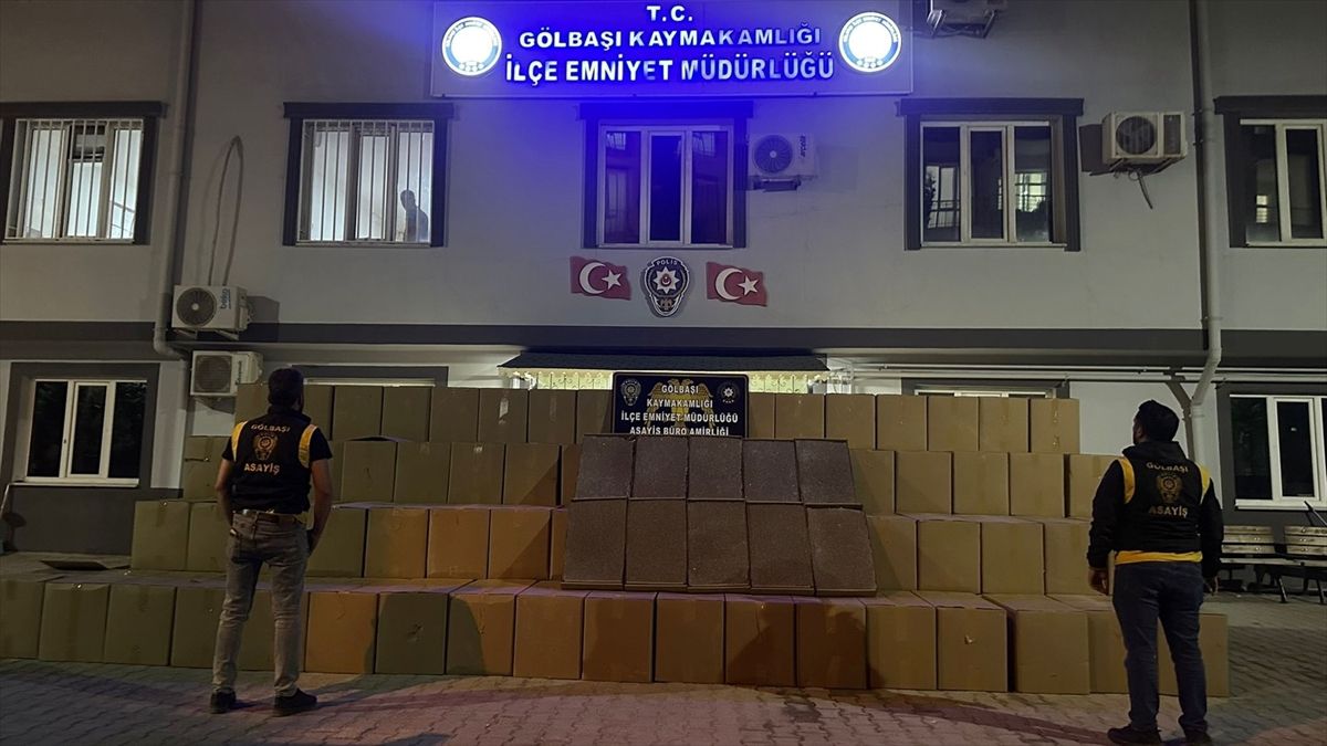 Adıyaman'da 5 milyon 575 bin bandrolsüz sigara ele geçirildi