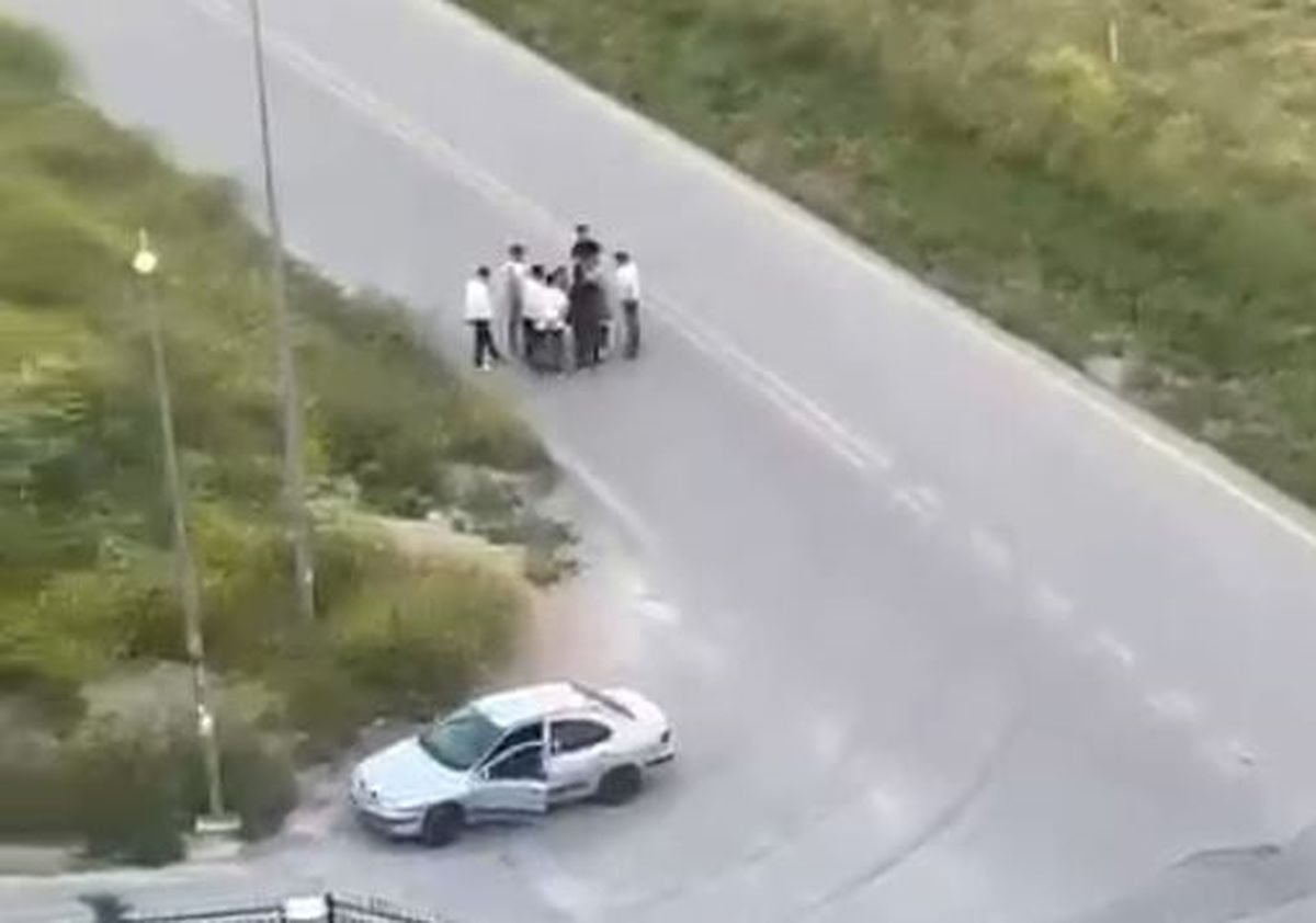Ankara'da 1 kişinin yaralandığı silahlı kavga kamerada