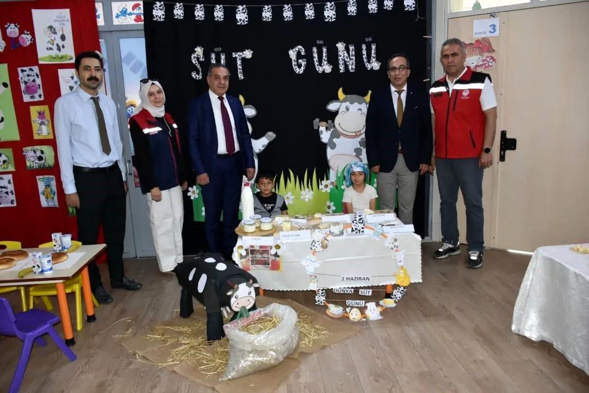 Aydın'da miniklere süt tüketiminin önemi anlatıldı
