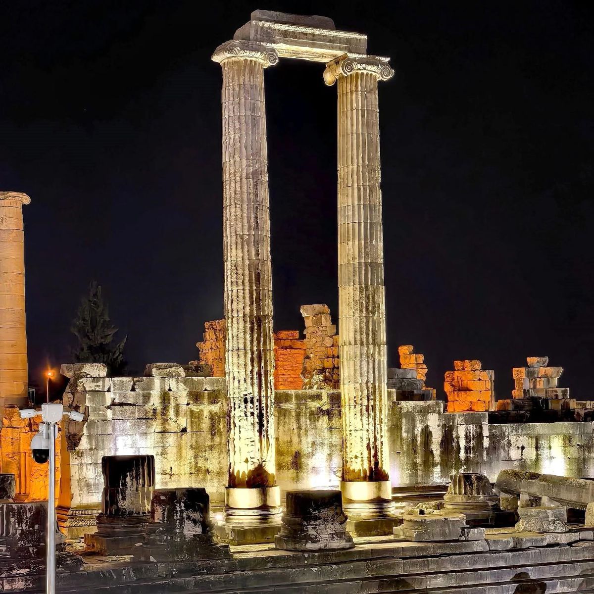 Didim Apollon Tapınağı, gece de ziyaret edilebilecek