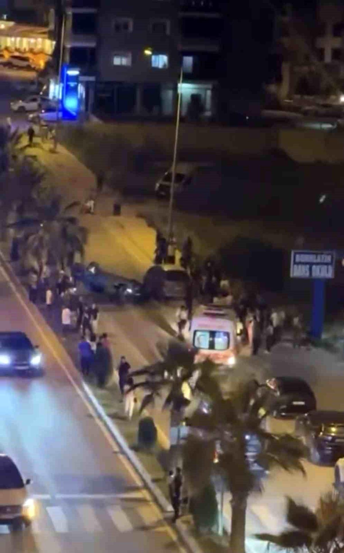 Kaza yapan araçtaki 3 kişi kaçtı, kısa sürede polise yakalandı