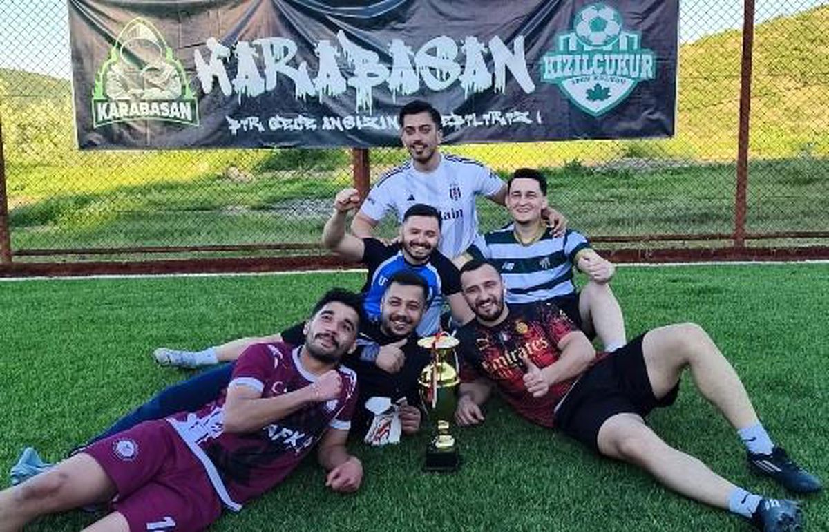 Kızılçukur Köyü'nde futbol turnuvası gerçekleştirildi