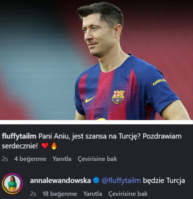صورة ليفاندوفسكي وزوجته