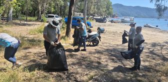 Marmaris'te 9 günlük bayram tatilinde 3 bin 250 ton atık toplandı