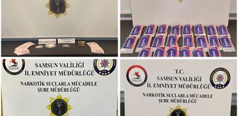 Samsun'da uyuşturucu operasyonunda 9 zanlı yakalandı