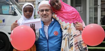Türkiye Diyanet Vakfı gönüllüleri Etiyopya'da yetim çocuklara hediyeler dağıttı