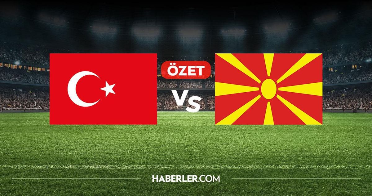 Türkiye Kuzey Makedonya maç özeti ve golleri! (ÖZET) Türkiye Kuzey Makedonya kaç kaç bitti, golleri kim attı?